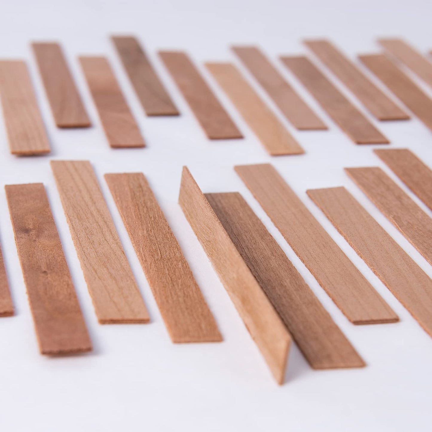 Ziosxin 300 Thicken Smokeless Wooden Candle Wicks - Long Lasting Flame - Easily Burn, 1.2mm Thickness 5.1" X 0.5" Candle Cores with Iron Stand and Glue Dot for DIY Candle Making Craft