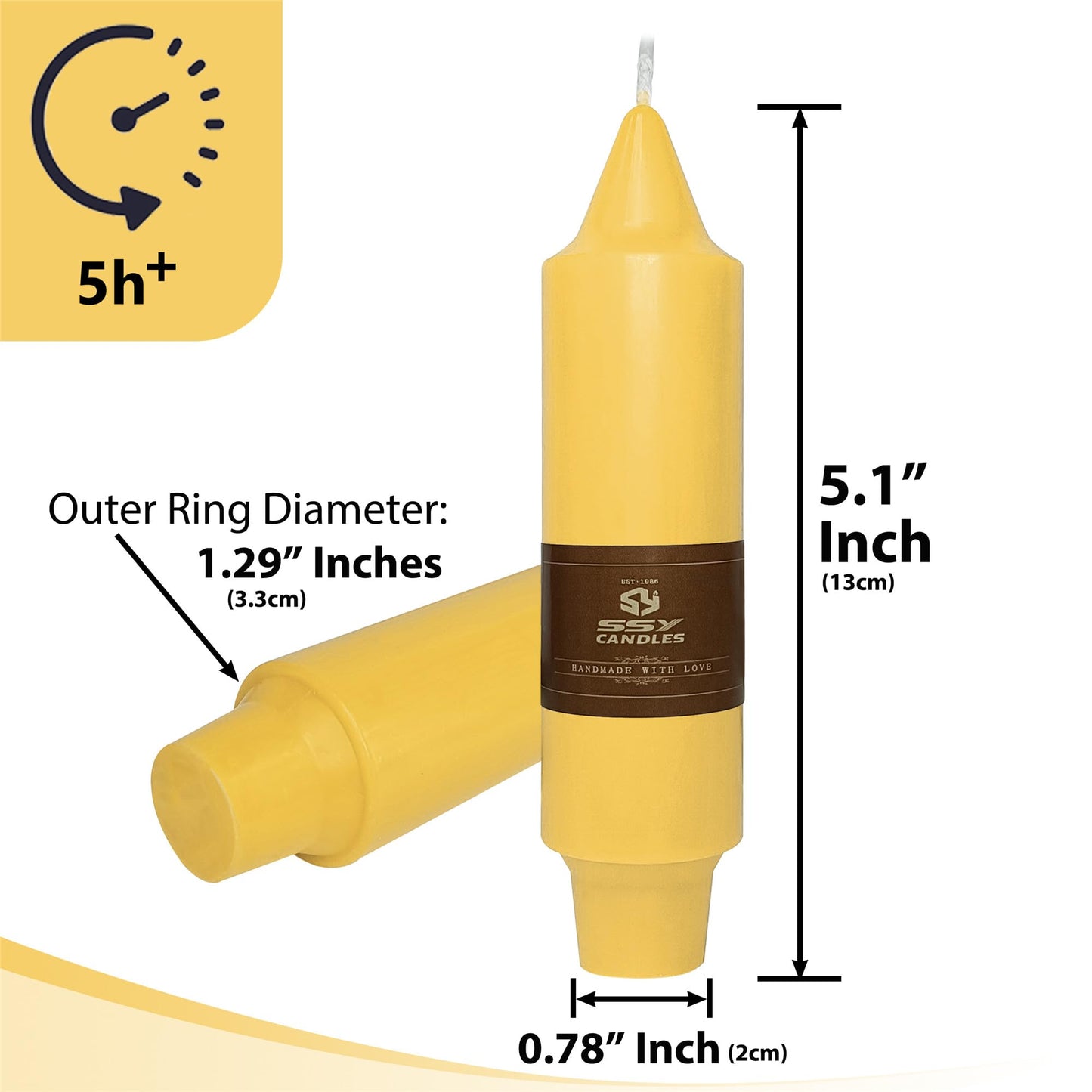 Summer Taper Candle Beeswax Candlesticks,Gedengni 4pcs Short Candle Stick 5 inch Tapered Candles Small Twisty Candlesticks for Home Décor Weddings Housewarming Dinner(7D4PC-Beeswax)