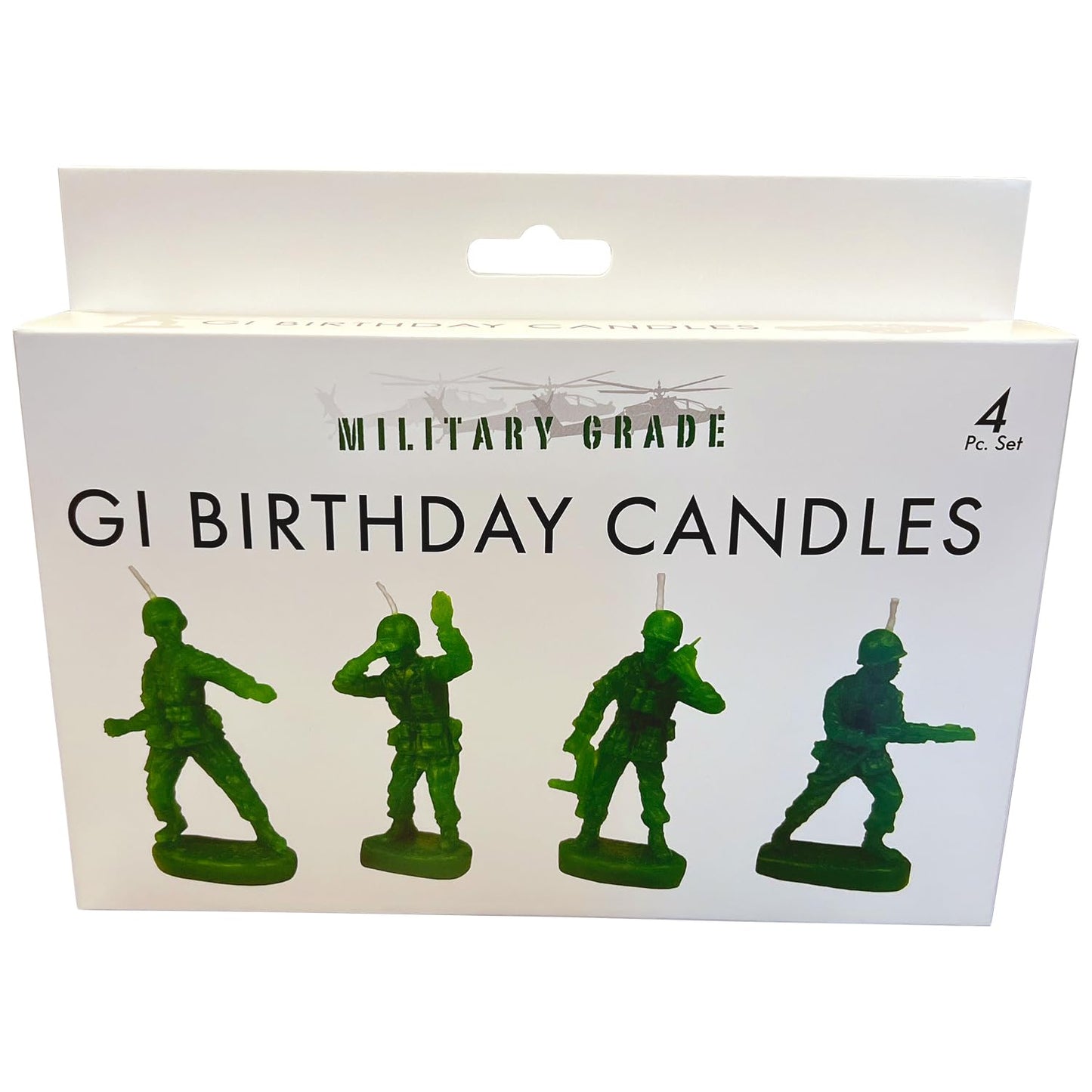 Streamline Imagined Decorative Birthday Candles - GI Birthday (4 Candle Pack)