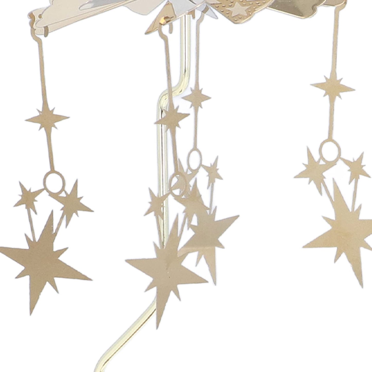 Rengue Rotating Candle Holder, Wind Design Stainless Steel Wind Design 5.1x4.1in Tray 7.1in Stand Height for Romantic Home Decor Wedding (#5)