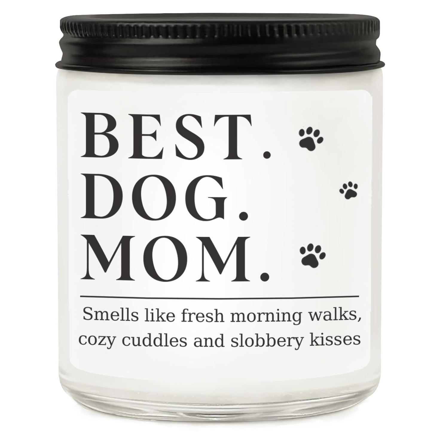 RIZOOCE Dog Mom Gifts for Women, Unique Dog Mom Lovers Gift for Her Girlfriend Sister Bestie Wife, Funny Mothers Day Present Ideas - Lavender Scented Candle