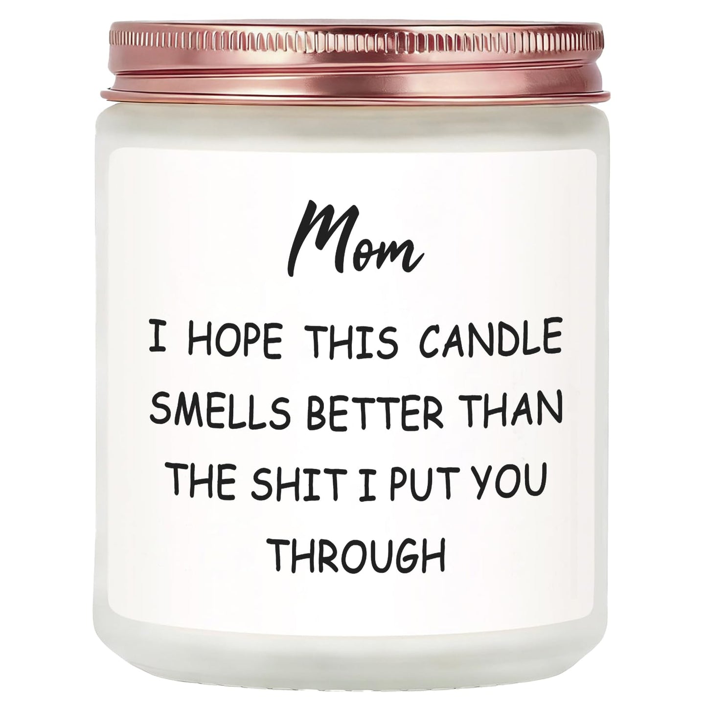 Fywelixc Mothers Day Gifts for Mom from Daughter Son, Birthday Christmas Thanksgiving Presents for Mom, Adoptive Mother Stepmother Mother in Law Gifts - Lavender Scented Soy Wax Candle