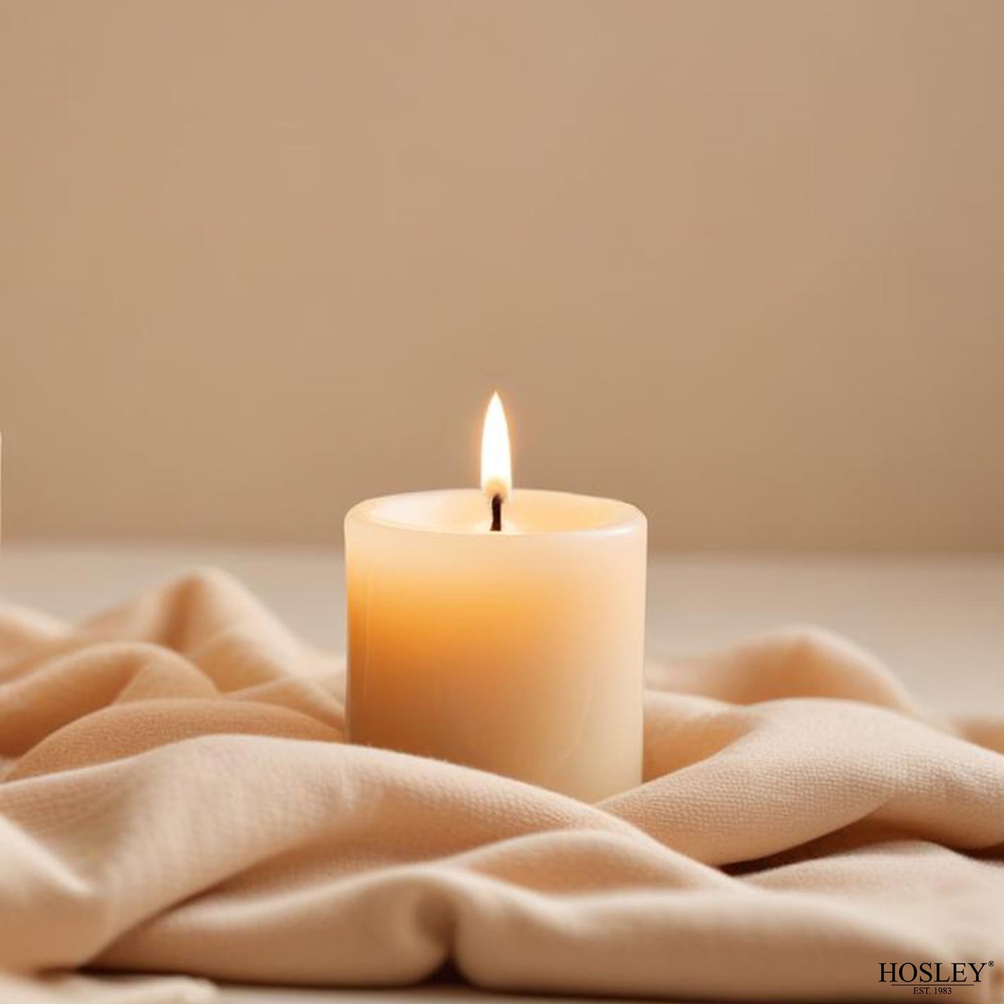 Hosley Set of 72 Unscented Ivory Votive Candles – Bulk Pack, Clean-Burning, Long-Lasting 10-12 Hour Burn Time – Ideal for Weddings, Home Décor, Spa, and Events