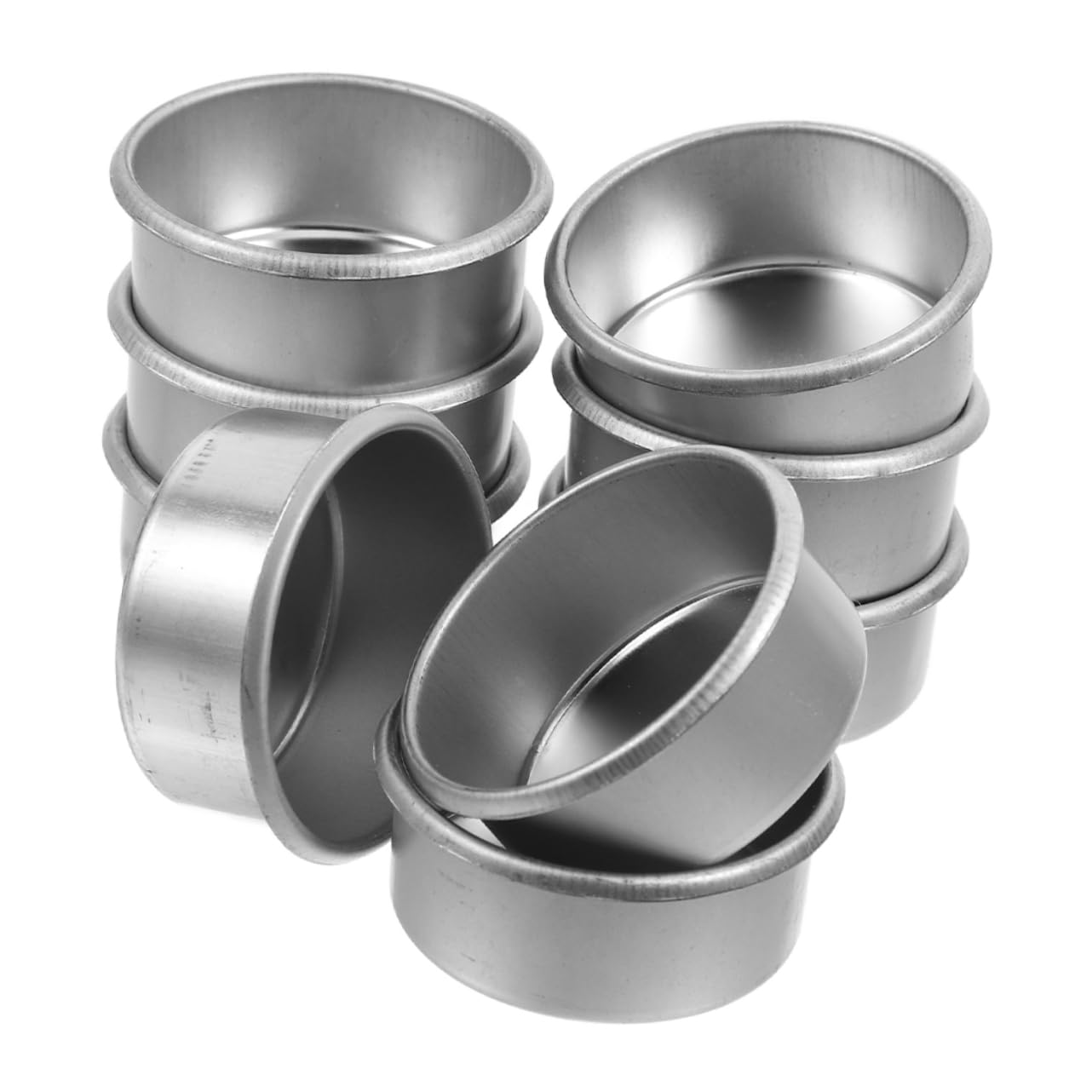 OSALADI 15-Piece Metal Candle Cup Set for DIY Projects Decorative Tealight Holders for Home Decor Essential Oil Diffusers and Aromatherapy