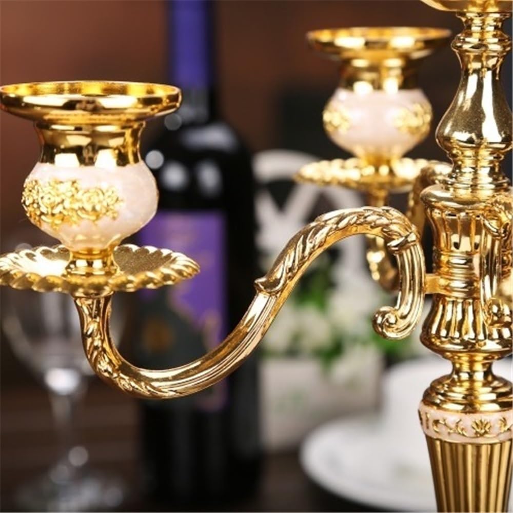 YUHUAWF Candle Holderss European Retro Five-Head Candle Holder Home Wedding Props Decorative Candlestick Decorative Candlestick