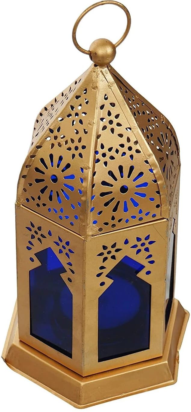 Moroccan Style Lantern Candle Holder Gold Metal Decorative Table Lantern Wedding Centerpiece Home Decor