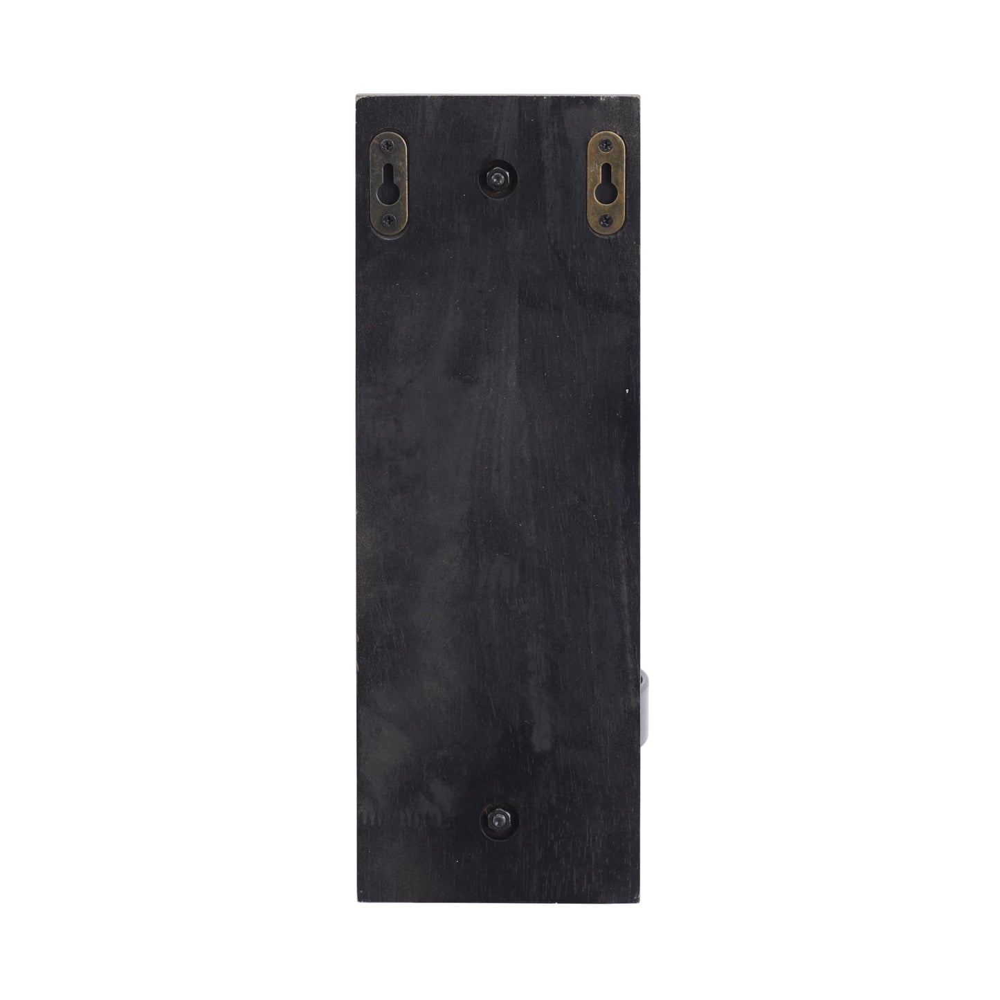 Deco 79 Wood Wall Sconce with Glass Holder, 5" x 8" x 16", Brown