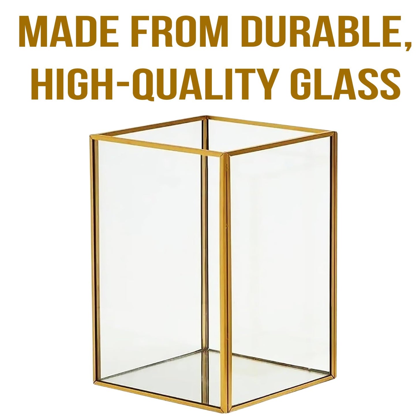 Fun Express Set of 3 Square Glass Candle Holders – Elegant Home Décor for Living Room Dining Room & Special Occasions – Stylish Glass Candle Stands for Table Settings & Modern Interiors – 3 Pieces