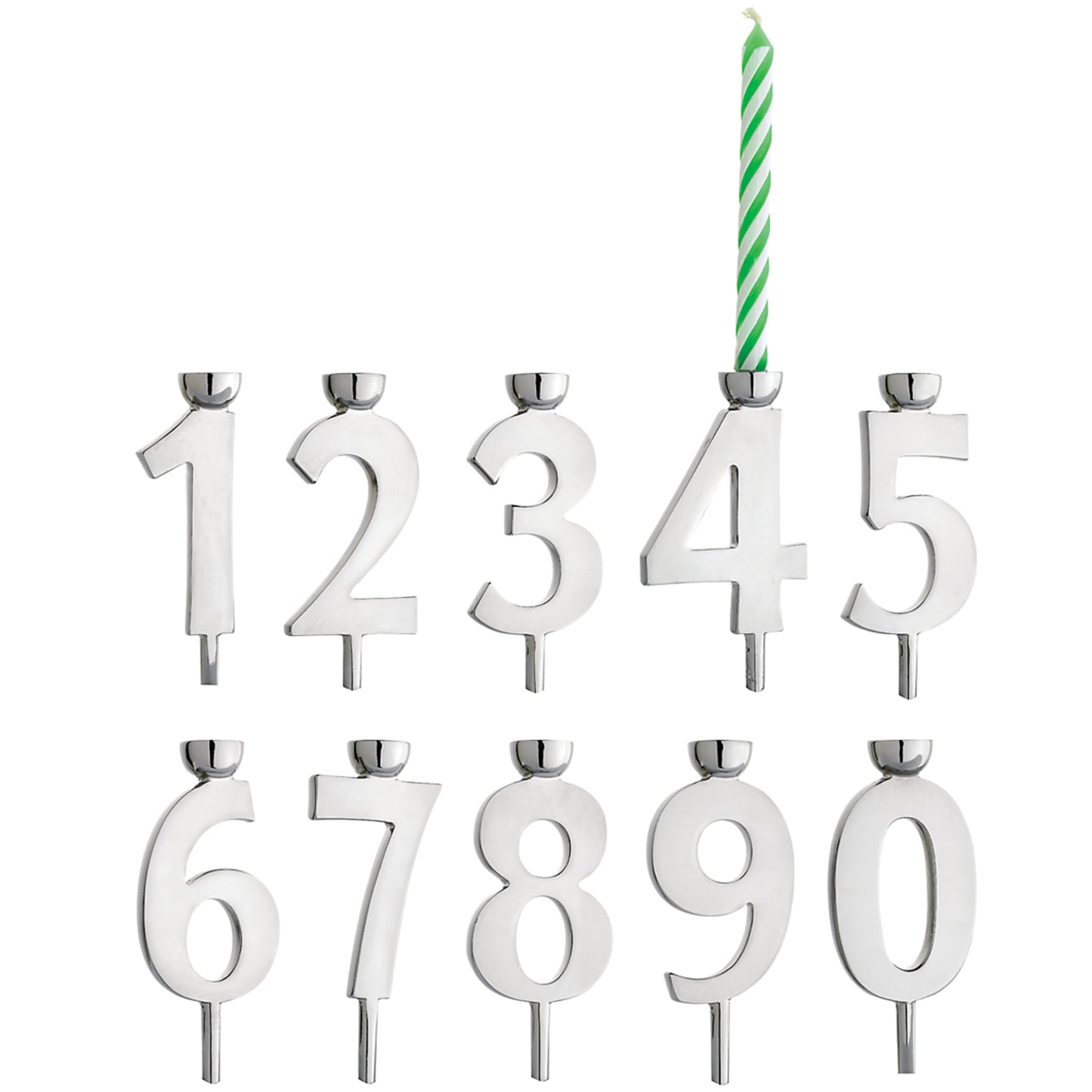 Reed and Barton 3224 Let's Celebrate 10-Piece Candleholder Set