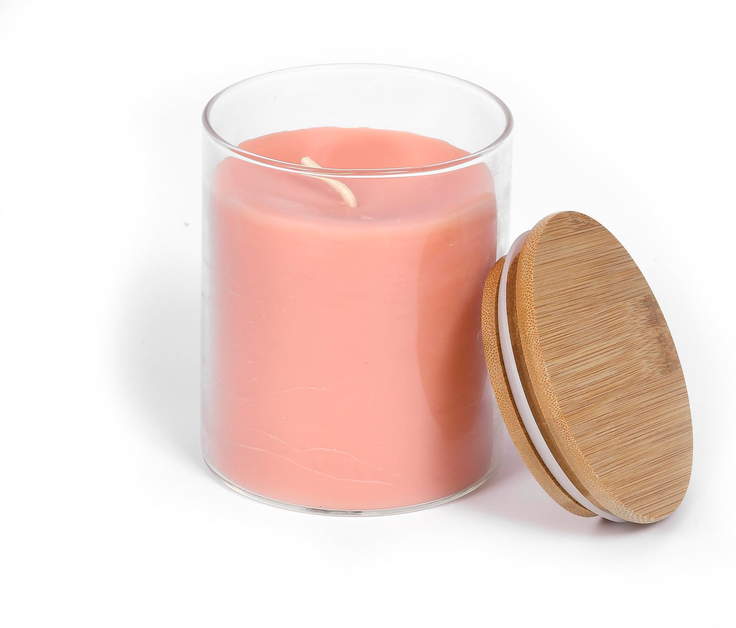 BeeTheLight Beeswax Jar Candle - 100% Pure USA Bees Wax in Glass Container - Aromatherapy Scented