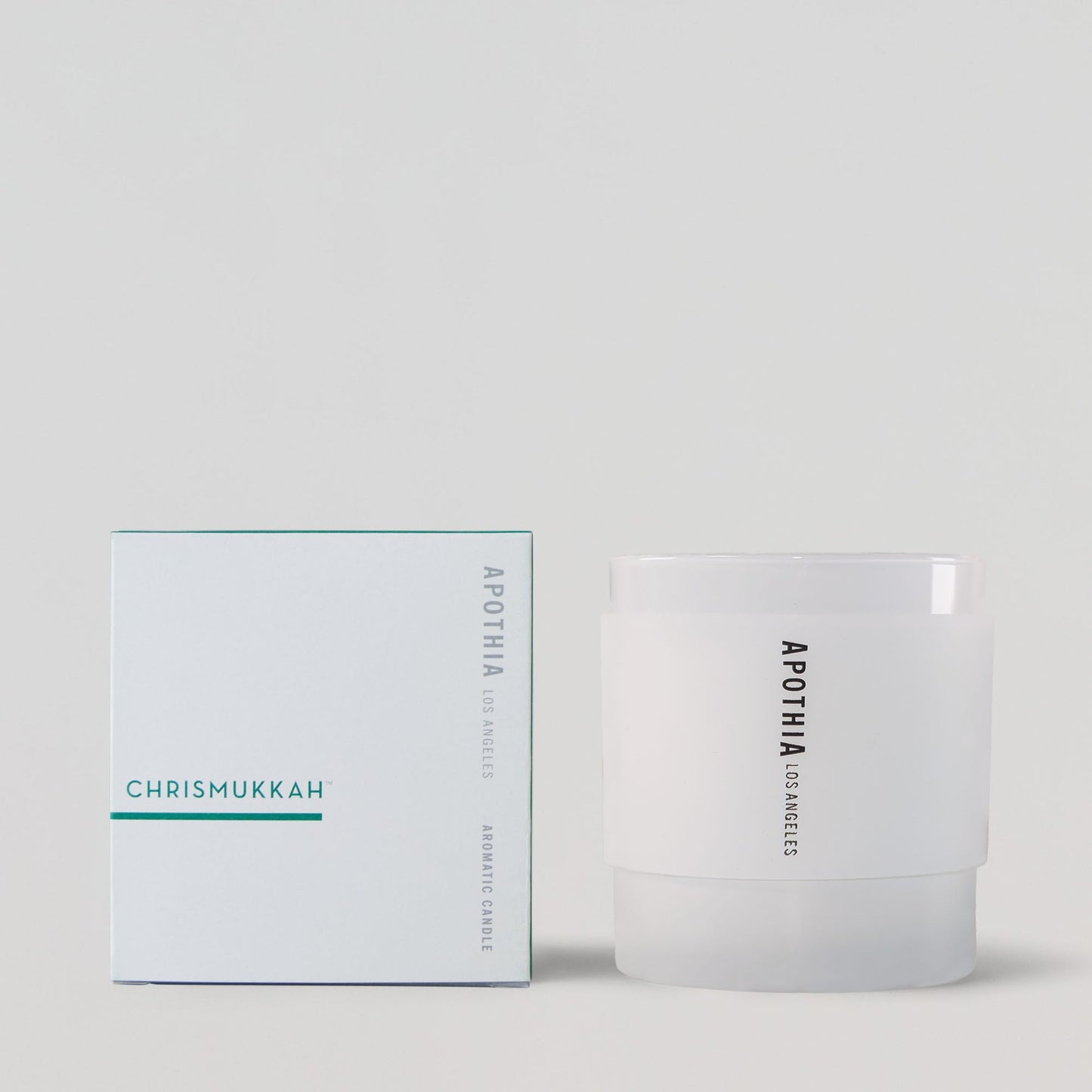 APOTHIA - Chrismukkah Candle | Fresh Green Fir & Cloves I Award Winning Scented Candles with Premium Soy Wax Blend I 60 Hour Long Burning I 9 oz I Small Batches for Luxury Quality in Decorative Jar