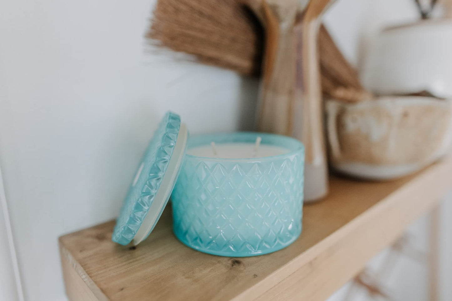 Sand + Fog Scented Candle - Berry Currant – Additional Scents and Sizes – 100% Cotton Lead-Free Wick - Luxury Air Freshening Jar Candles - Perfect Home Decor – 9.5oz - Molded Glass