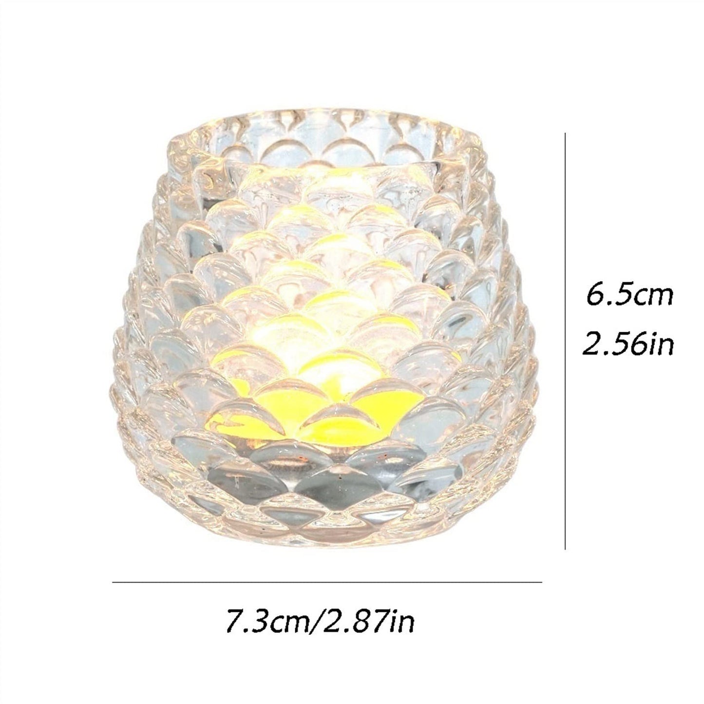Decorative Candle Holder, Creative Pinecone Shaped Candle Cup, Exquisitely Crafted Glass Candle Holder, Aromatherapy Candle Holder, Candle Holder
