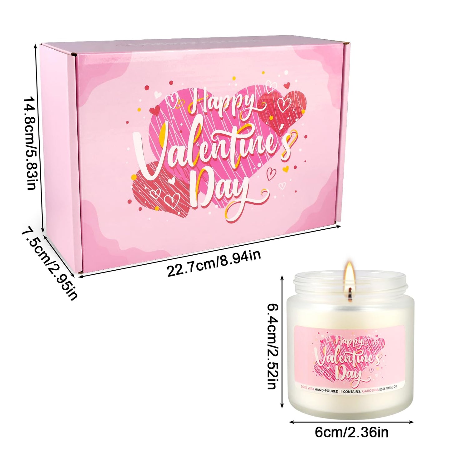 Scented Candle Gifts,6pack-Long Lasting Burning-Aromatherapy Candle for Men Husband Boyfriend,Romantic Gifts for Women, Girlfriend Wife,Mother,Home Decor,Anniversary