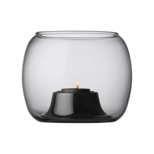 Iittala Tea Light Holder, Grey, Standard