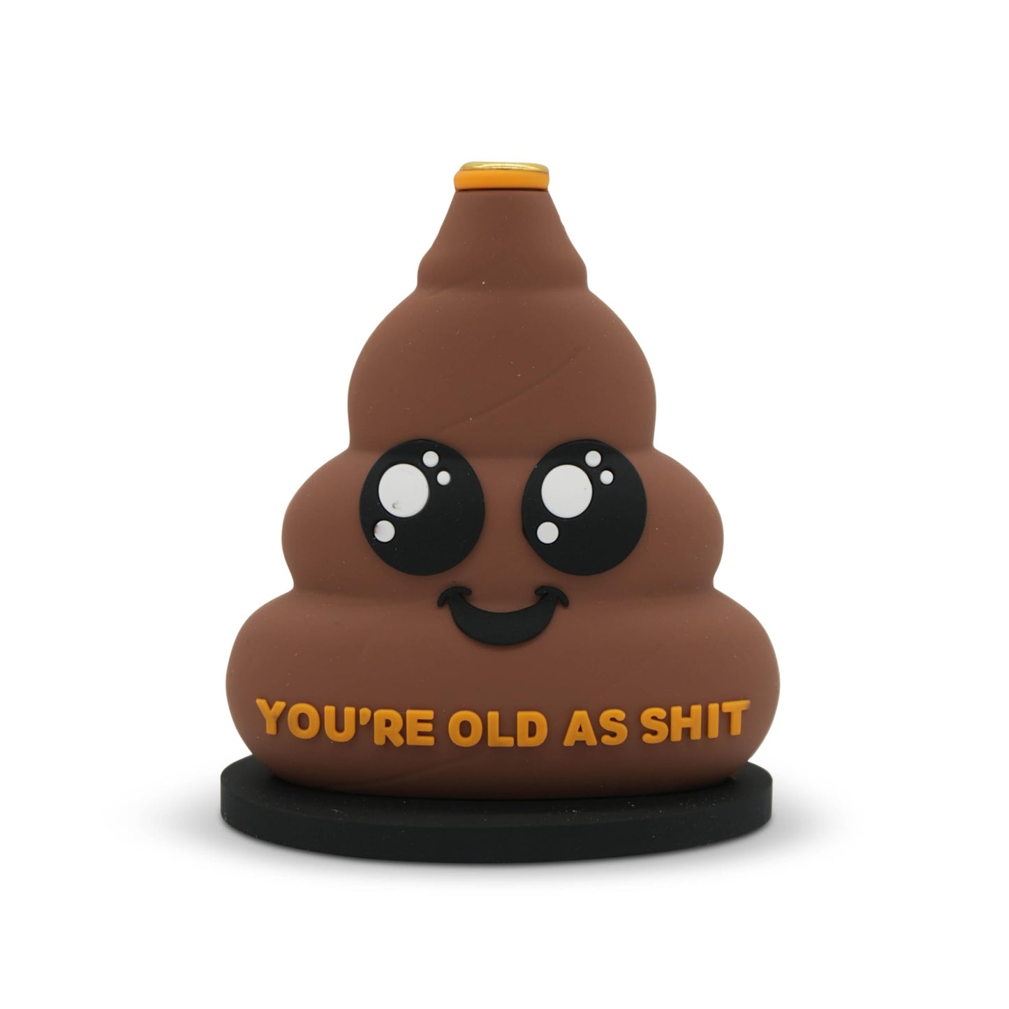 GOOFBALLS Funny Birthday Candle Holder – Humorous Party Decoration & Gag Gift – Quirky Cake Topper for Adults & Friends - Old as Shit