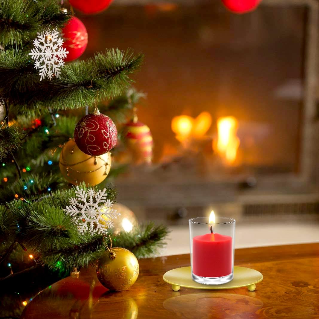 Amusaer Unscented Red Votive Candles in Bulk, 72 Packs Small Wax Candles for Wedding, Party & Home (8 Hour), 1.5"" D x 1.25"" H