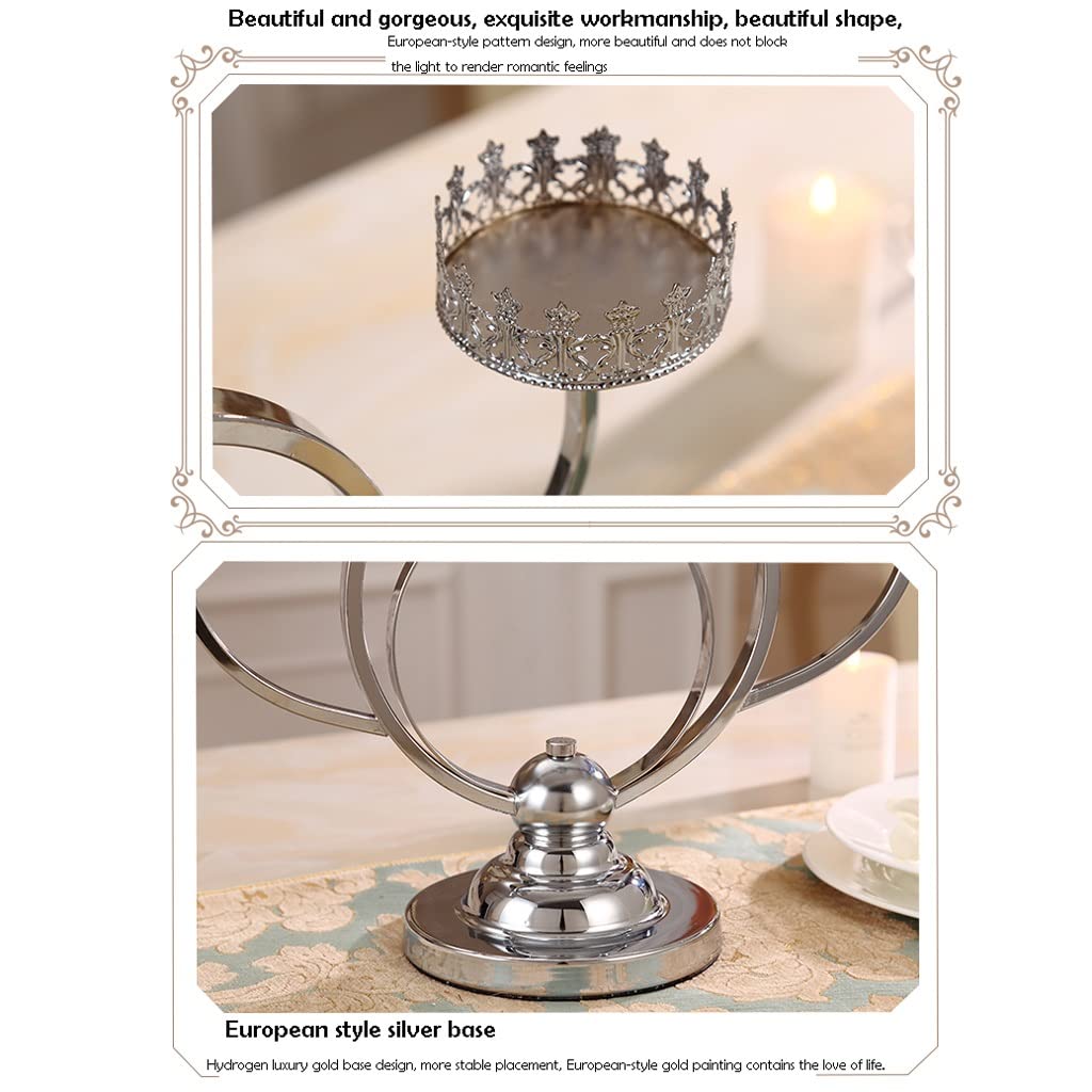 Candlestick Holders Modern Candle Holder Romantic Creative Candle Holder Wedding Decoration Candle Light Dinner Props Metal Candle Holder Ornaments Candle Holders
