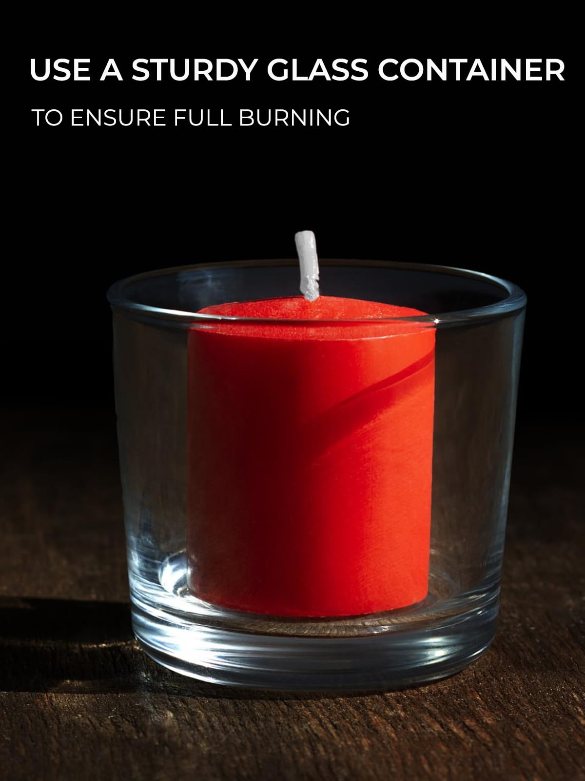 CANDWAX Unscented Red Votive Candles Set of 36 - Clean-Burning, Long-Lasting 15 Hour Burn - Ideal for Weddings, Home Décor, Spa, Events - Bulk Value for Versatile Use