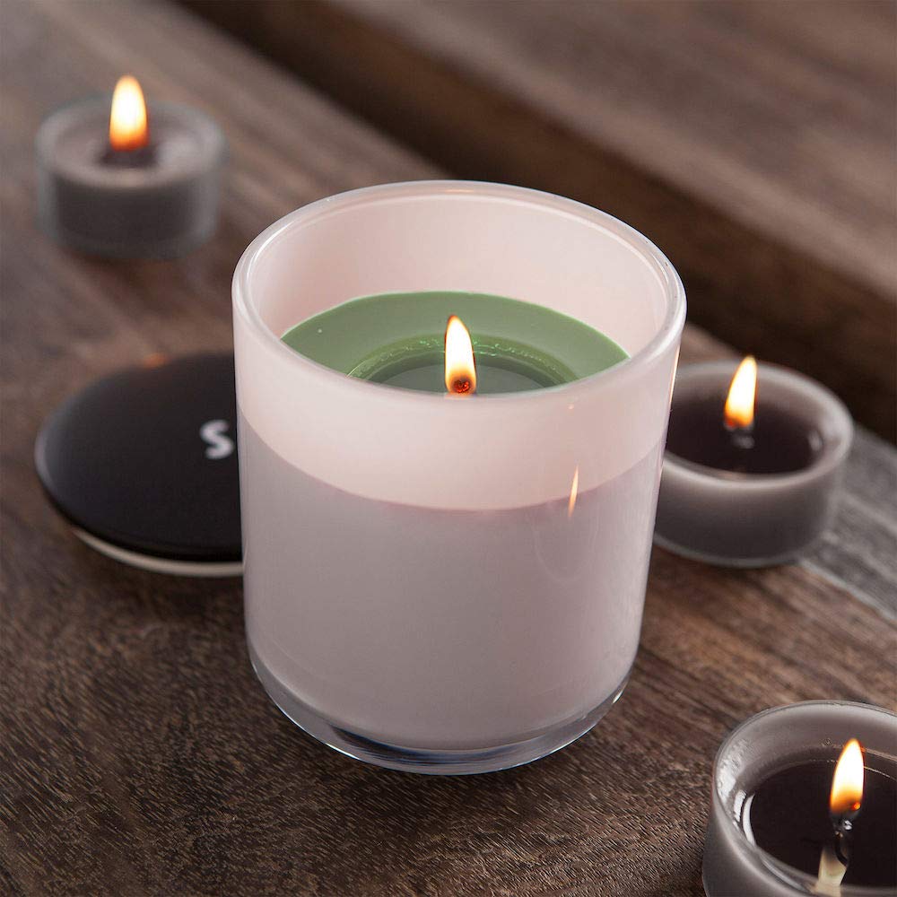 Spaas Scented Candle in Glass with Aluminium Lid, 56 Hours, Heart Warmings