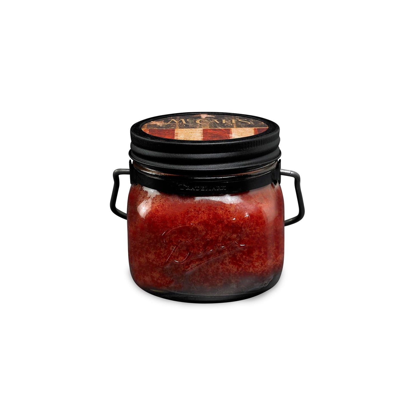 McCall’s Candles | Fresh Apple | 16 oz Two-Wick Scented Candle | USA-Poured | Vintage Mason Jar with Carrying Handle | Crisp Macintosh & Sparkling Apple Juice Fragrance
