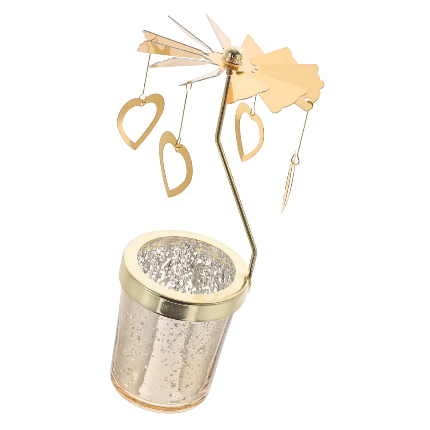 Ciieeo 2pcs Rotating Candle Holder Creative Metal Scented Candle Stand for Dining Table Decor Elegant Design for Candlelight Dinners Easy Assembly and Use