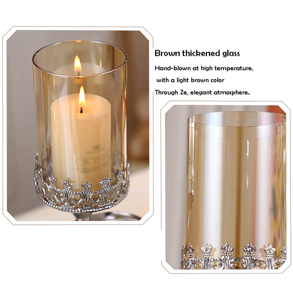 Candlestick Holders Modern Candle Holder Romantic Creative Candle Holder Wedding Decoration Candle Light Dinner Props Metal Candle Holder Ornaments Candle Holders