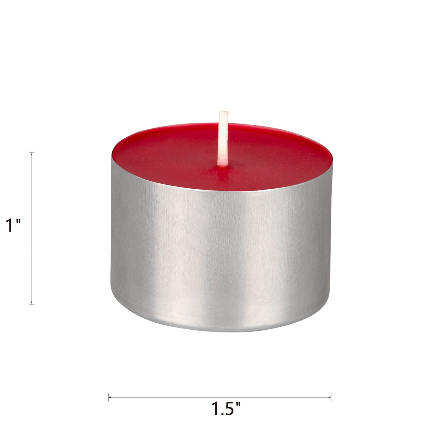Mega Candles 100 pcs Unscented Jumbo Red Tea Lights Candles, Pressed Wax Candle 8 Hour Burn Time, Home Décor, Wedding Receptions, Occasions, Festivities, Events, Meditations, Prayers, Vigil, Altar