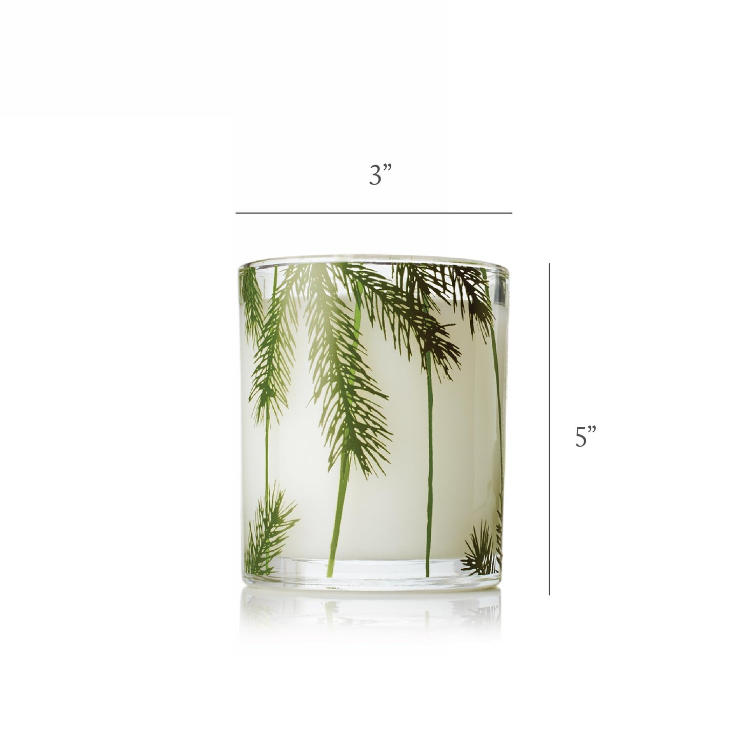 Thymes Frasier Fir Pine Needle Candle – Holiday Candles for Home Scented with Notes of Crisp Siberian Fir, Cedarwood & Sandalwood – Christmas Decor (6.5 oz)