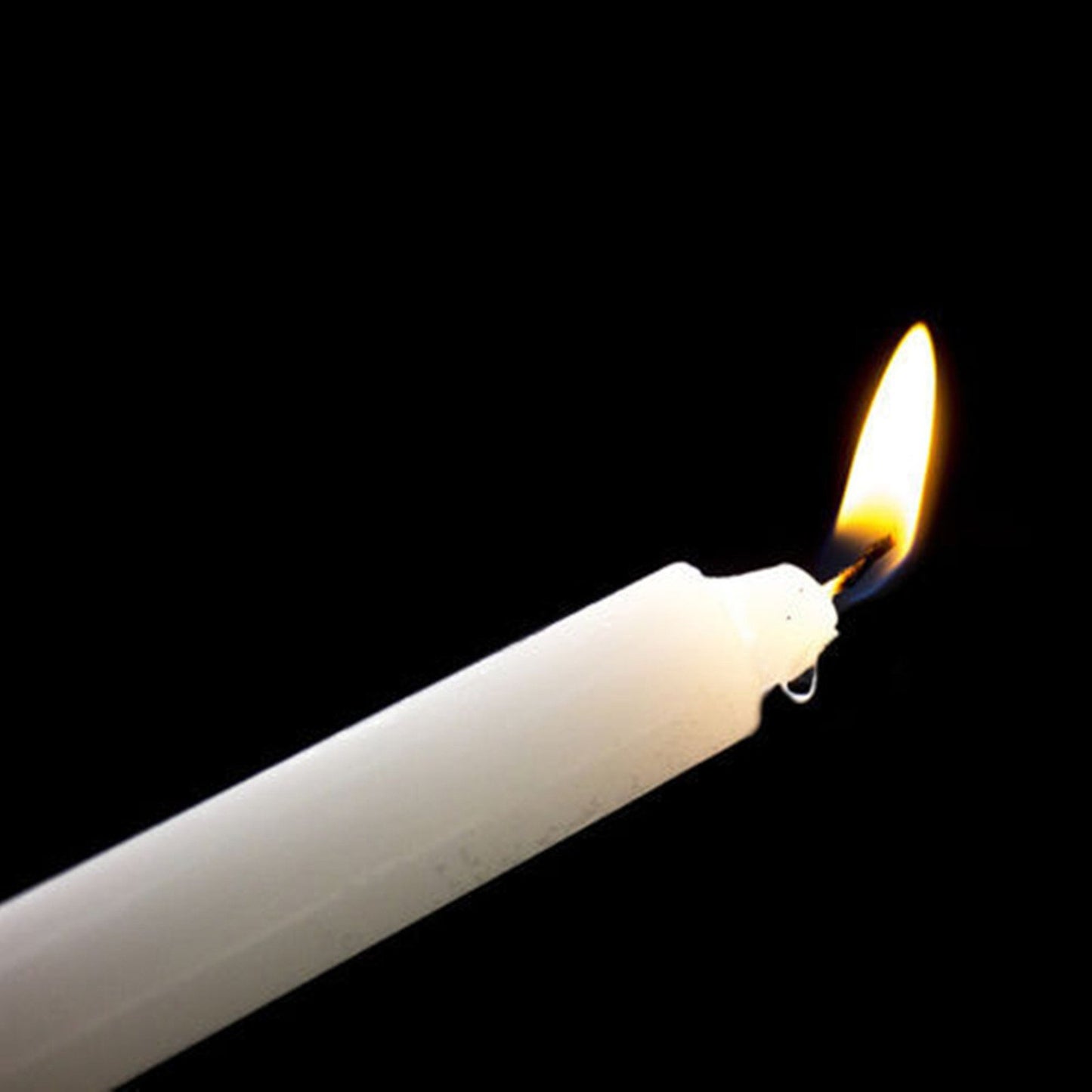 JIAHAO 3 PCS Low Temperature Candles Romantic Candles for Couples+Soft Long Cotton Rope 1Pack