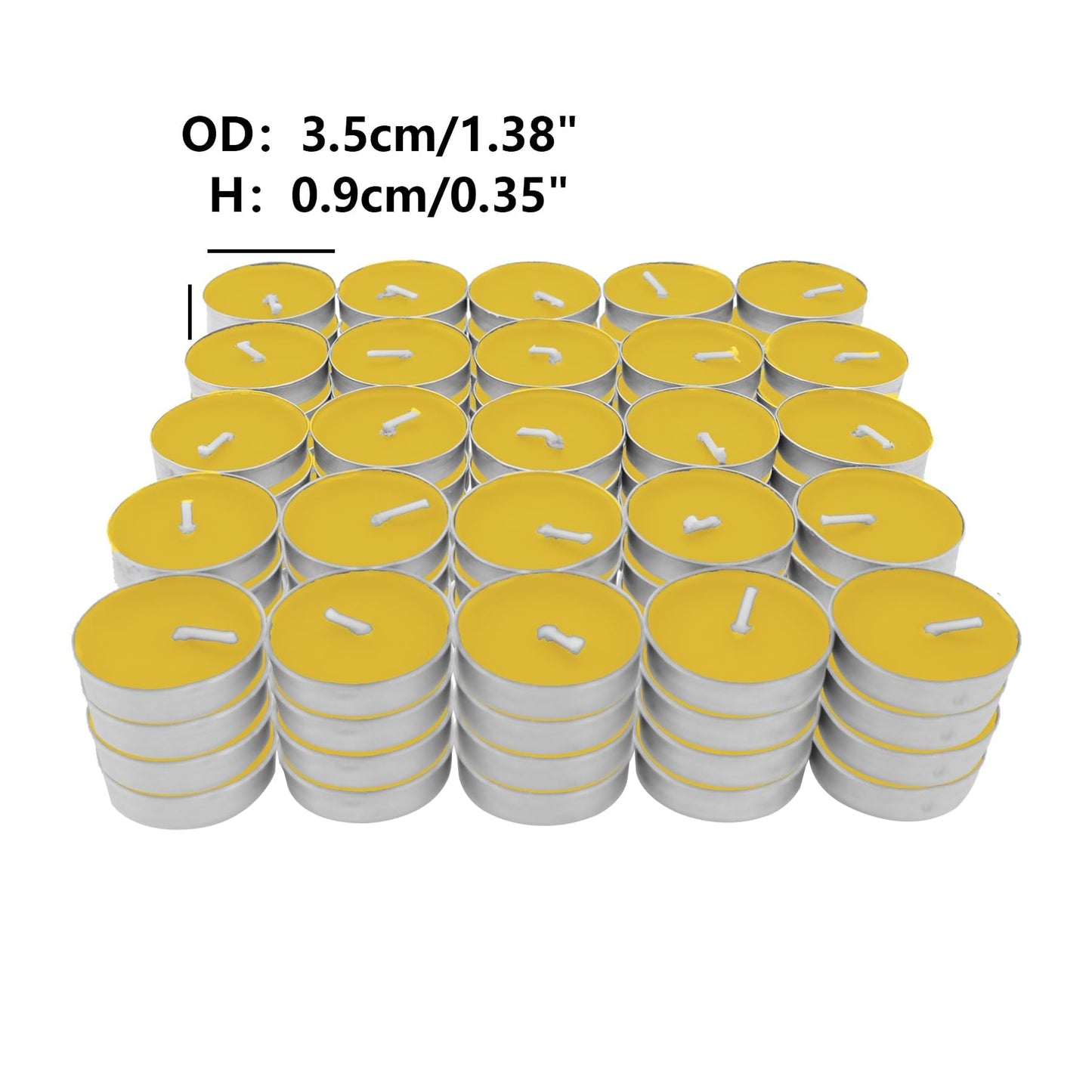 Unscented Tea Light Candles,OVESTB 2 Boxes Fully Burns Tealight Candles Unscented Smokeless Bright Flame Tealights for Home,Sabbath, Weddings,Christmas & Halloween Decor