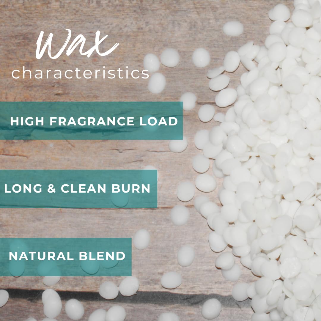 Coconut Soy Wax Beads for Candle Making | 10lb Coconut Soy Candle Wax Pastilles for Candlemaking | Smooth Blend for High Load Fragrance Formulation | Candle Making Supplies