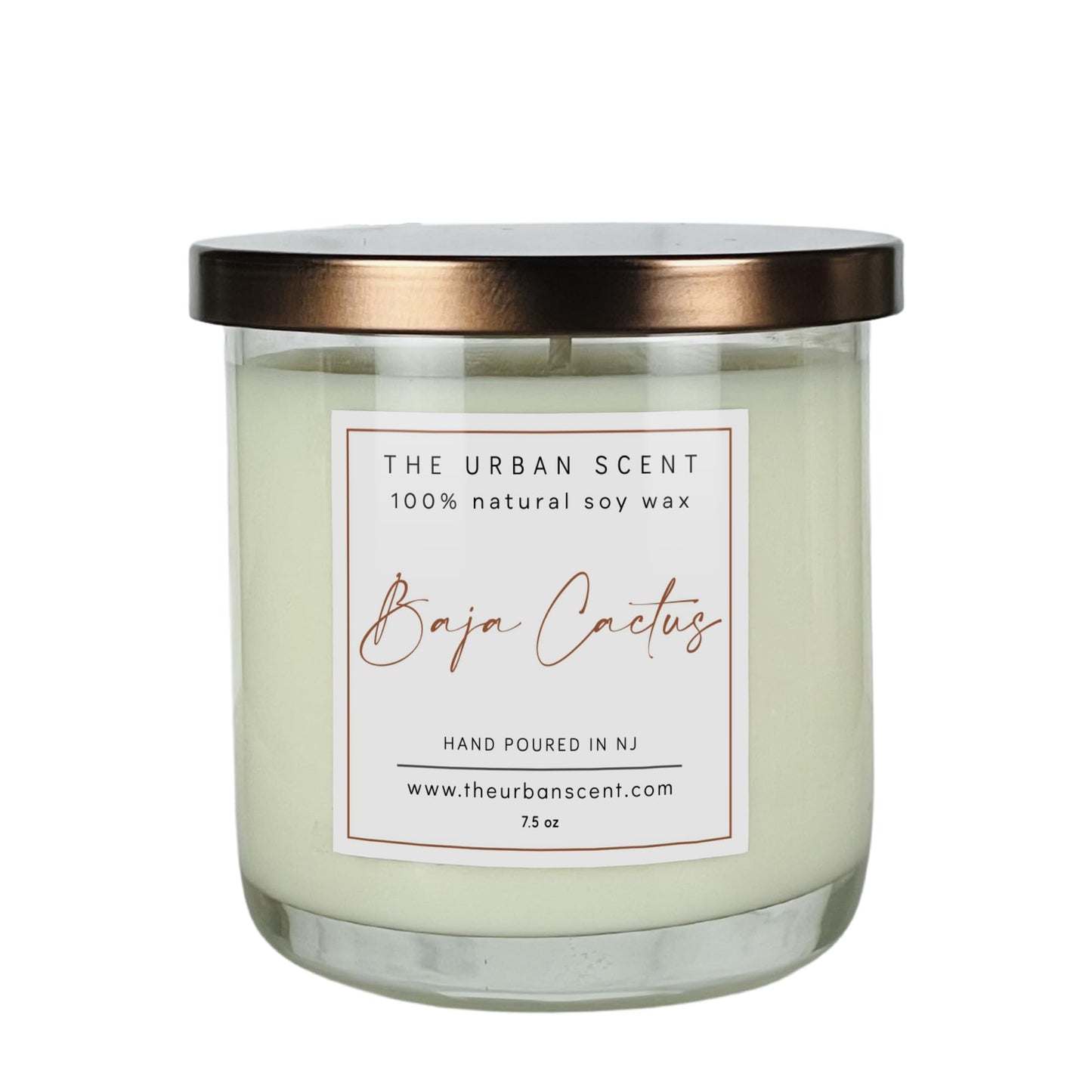 Baja Cactus Blossom Candle | Scented Soy Candle for Home| 7.5 oz, 45 Hour Burn Time, Made in The USA