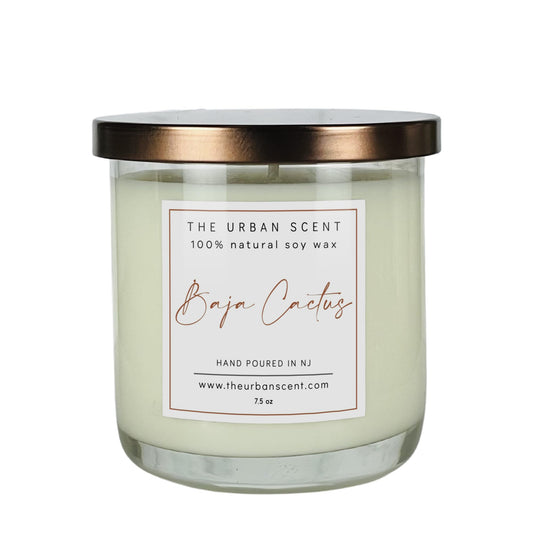 Baja Cactus Blossom Candle | Scented Soy Candle for Home| 7.5 oz, 45 Hour Burn Time, Made in The USA