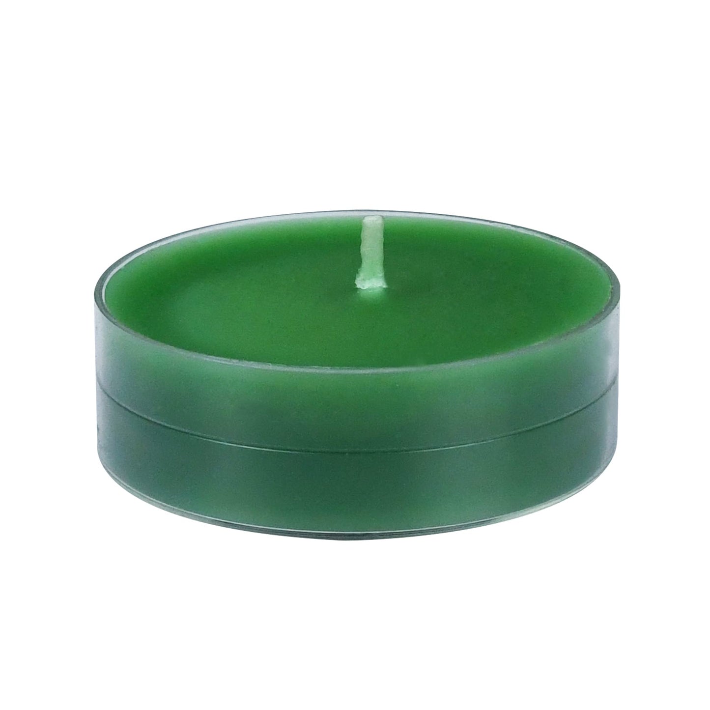 Zest Candle 12-Piece Tealight Candles, Mega Oversized Hunter Green s