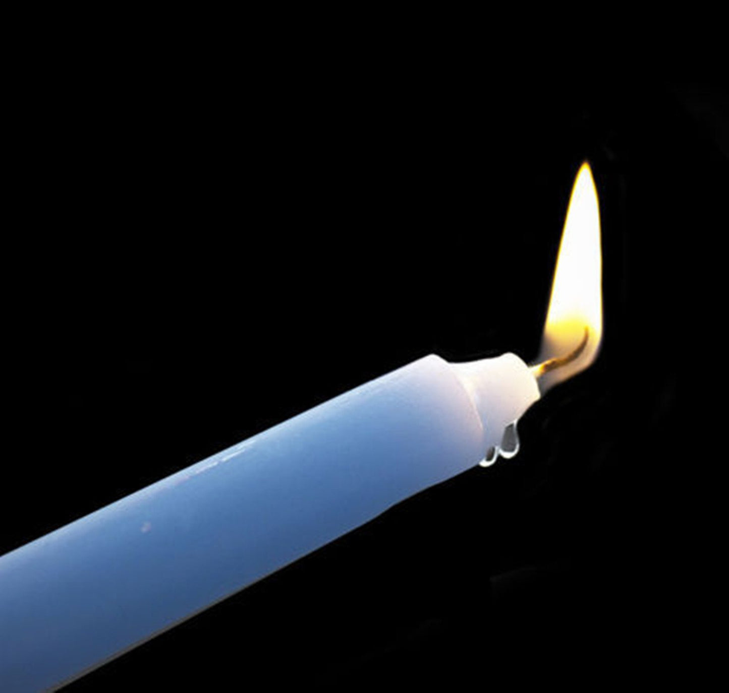 JIAHAO 3 PCS Low Temperature Candles Romantic Candles for Couples+Soft Long Cotton Rope 1Pack