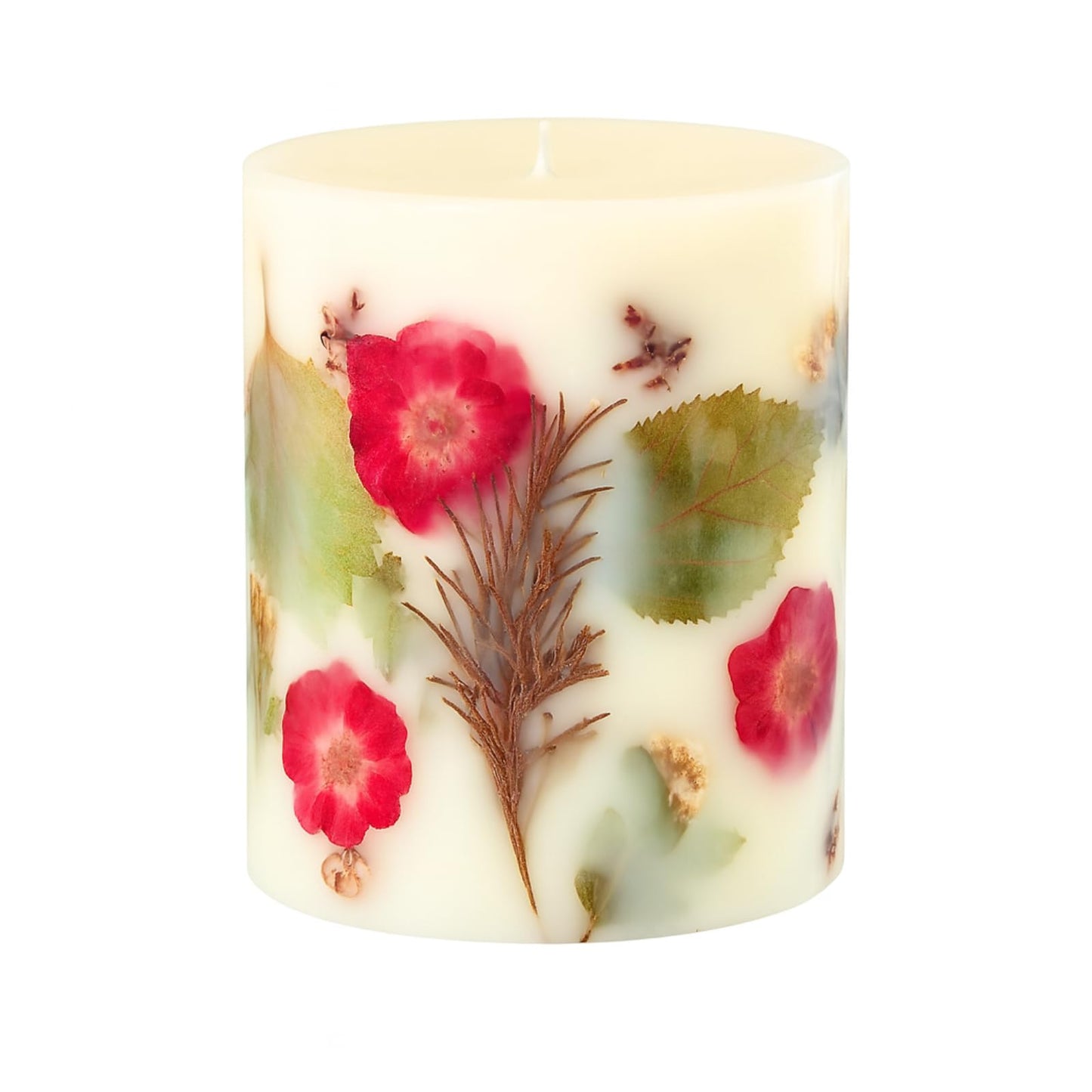 Rosy Rings Essence of Christmas Botanical Candle | Luxury Aromatherapy Long Lasting Candle Home Decor Gifts Notes of Eucalyptus, Balsam Fir, Cedarleaf, Pine Cone, Vetiver Burn Time 120 Hours 5.5" H