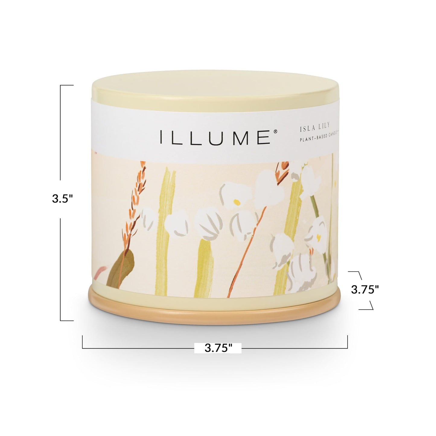 Illume Beautifully Done Vanity Tin Candle, Isla Lily