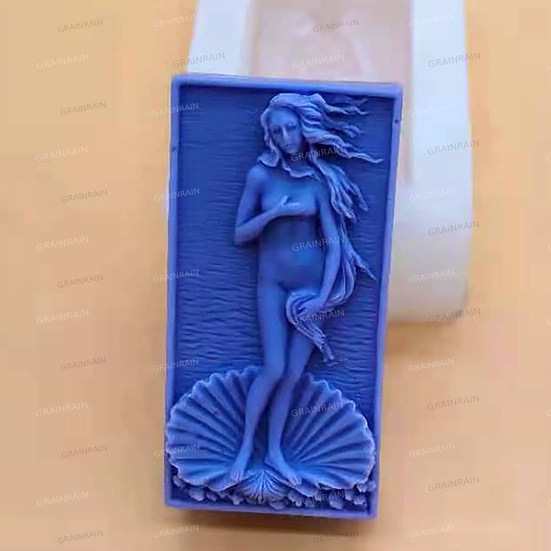 Angle Venus Silicone Soap Molds Soap Molds for Soap Making Silicon Molds for Soaps DIY Craft Handmade Soap Candle Plaster Resin Mould (12306)