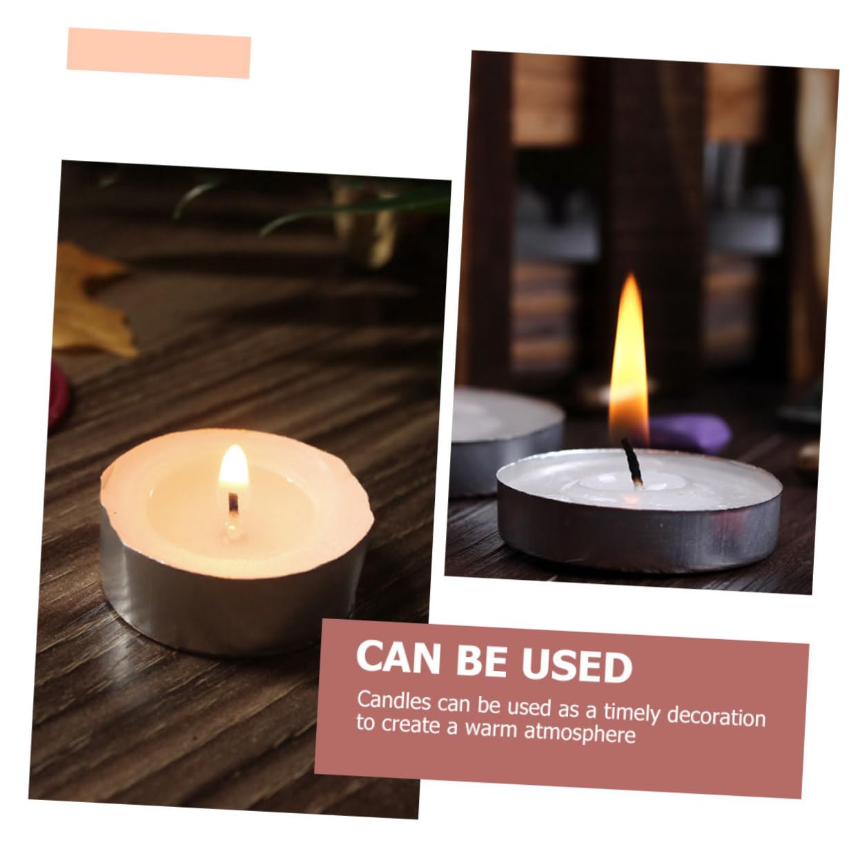 Toyvian 10pcs White Mini Round Tea Light Candles Smokeless Paraffin Small Candles Bulk Pack for Bathrooms and Shopping Malls, Long Burning, for Home Decor and Relaxation