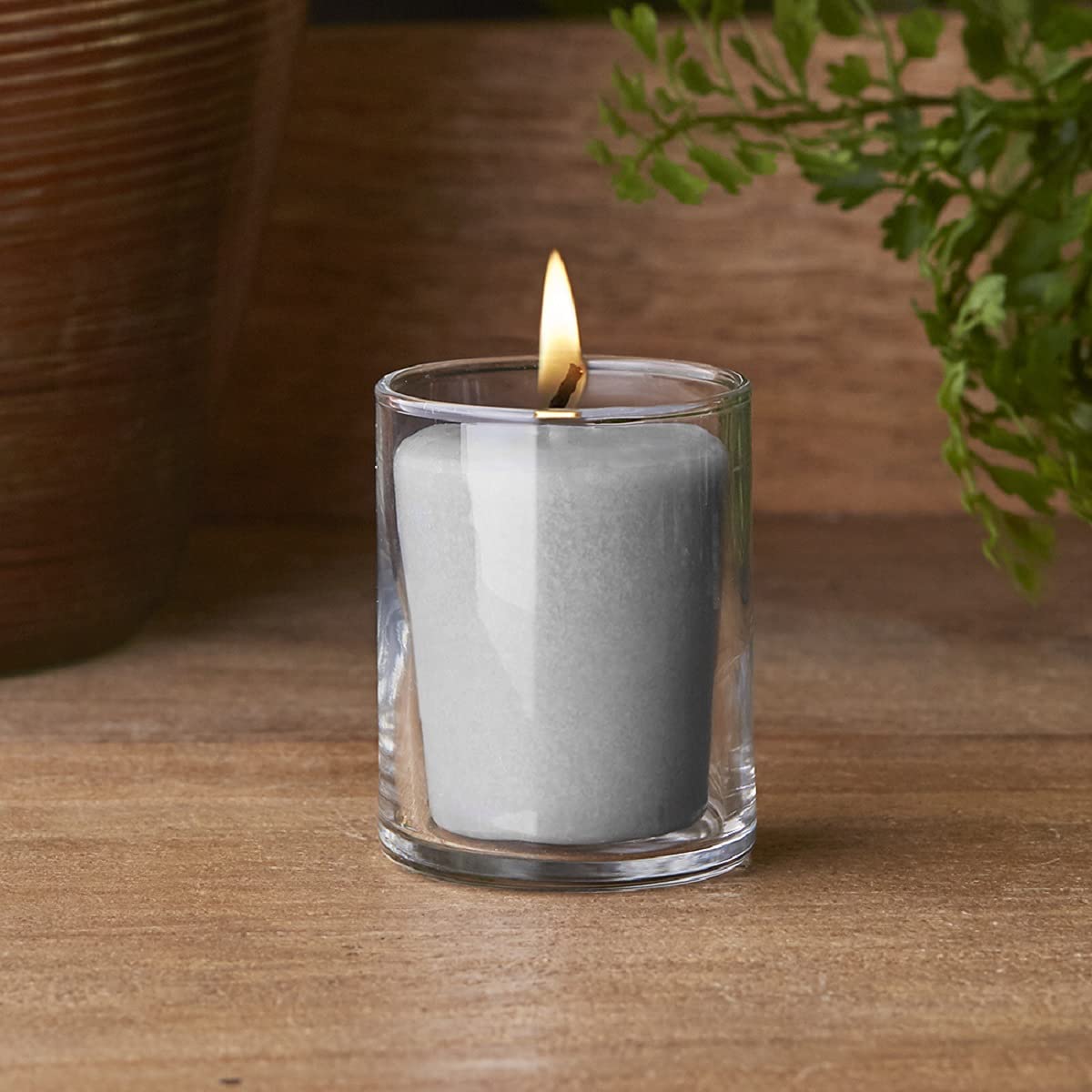 Root Candles Scented Votive Candles Beeswax Blend Premium Handcrafted 20-Hour Votives, 18-Count, Tobacco Vanilla