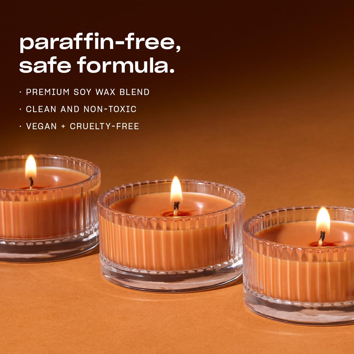 Half Baked Pumpkin Smash Scented Votive Candles by Snif, Festive Fall Candle, 100% Cotton Fiber Wicks, Soy Wax Blend, Non-Toxic, Vegan