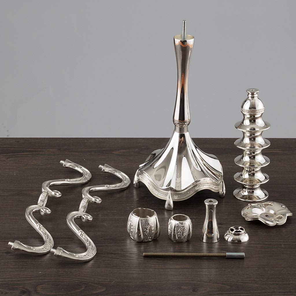 XILIN-1987 Candle Holderss European 5 Head Candlestick Romantic Candlelight Dinner Supplies Hotel Home Candlestick Decoration Decorative Candlestick