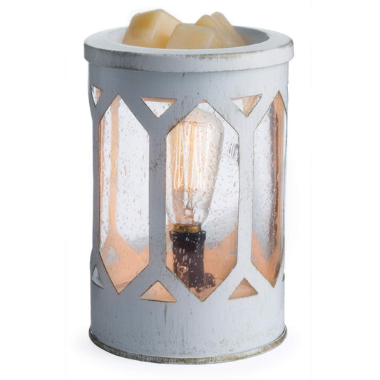 Candle Warmers Etc. Vintage Bulb Illumination Fragrance Warmer- Light-Up Warmer for Warming Scented Candle Wax Melts and Tarts to Freshen Room, Arbor