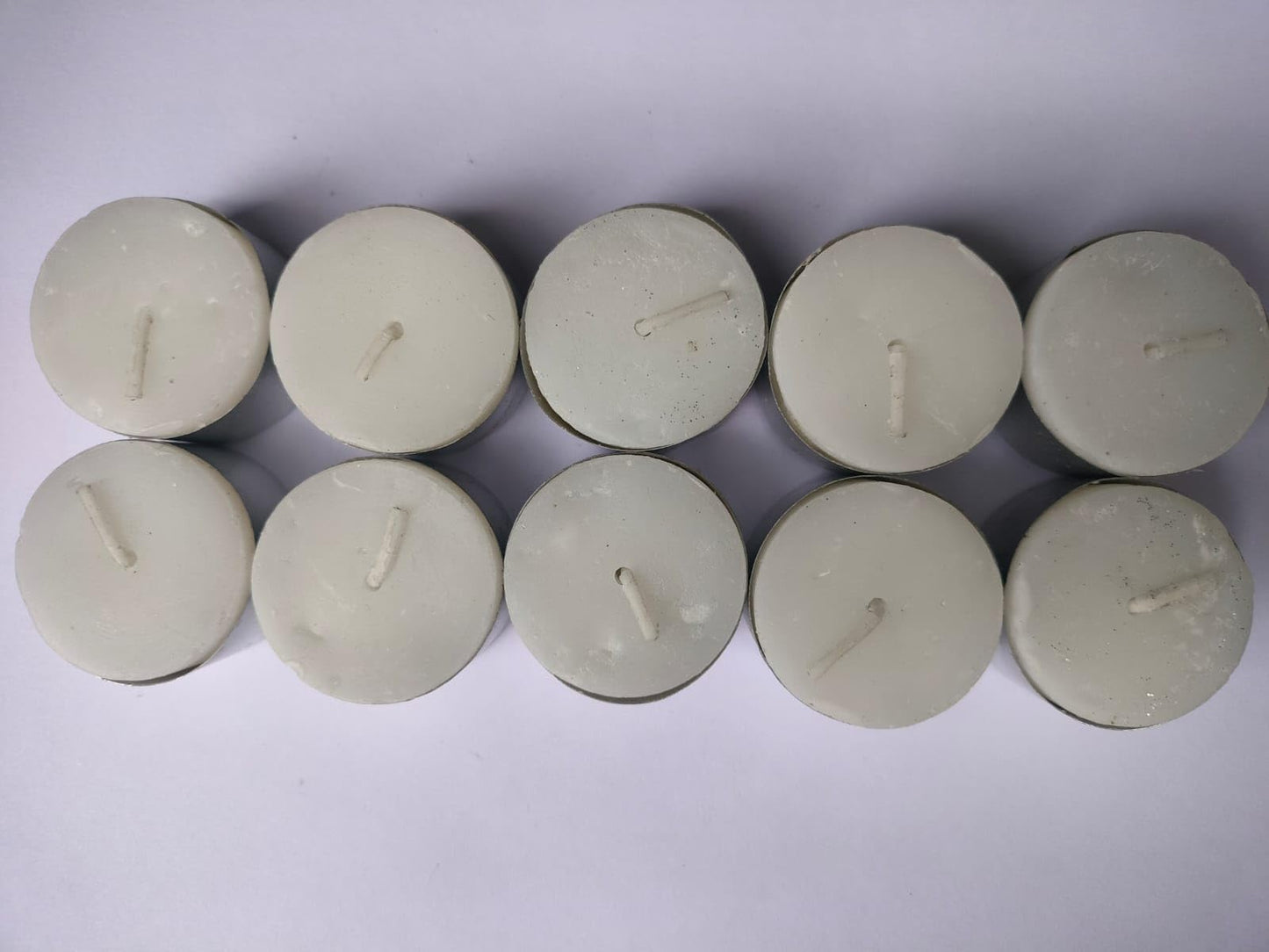 PEAKHILL_Tealight Candles 100% Pure Wax, Unscented, Long Burning Tealight, 9 Hours Burn time, White Unscented Tea Light Candles (Pack of 50)