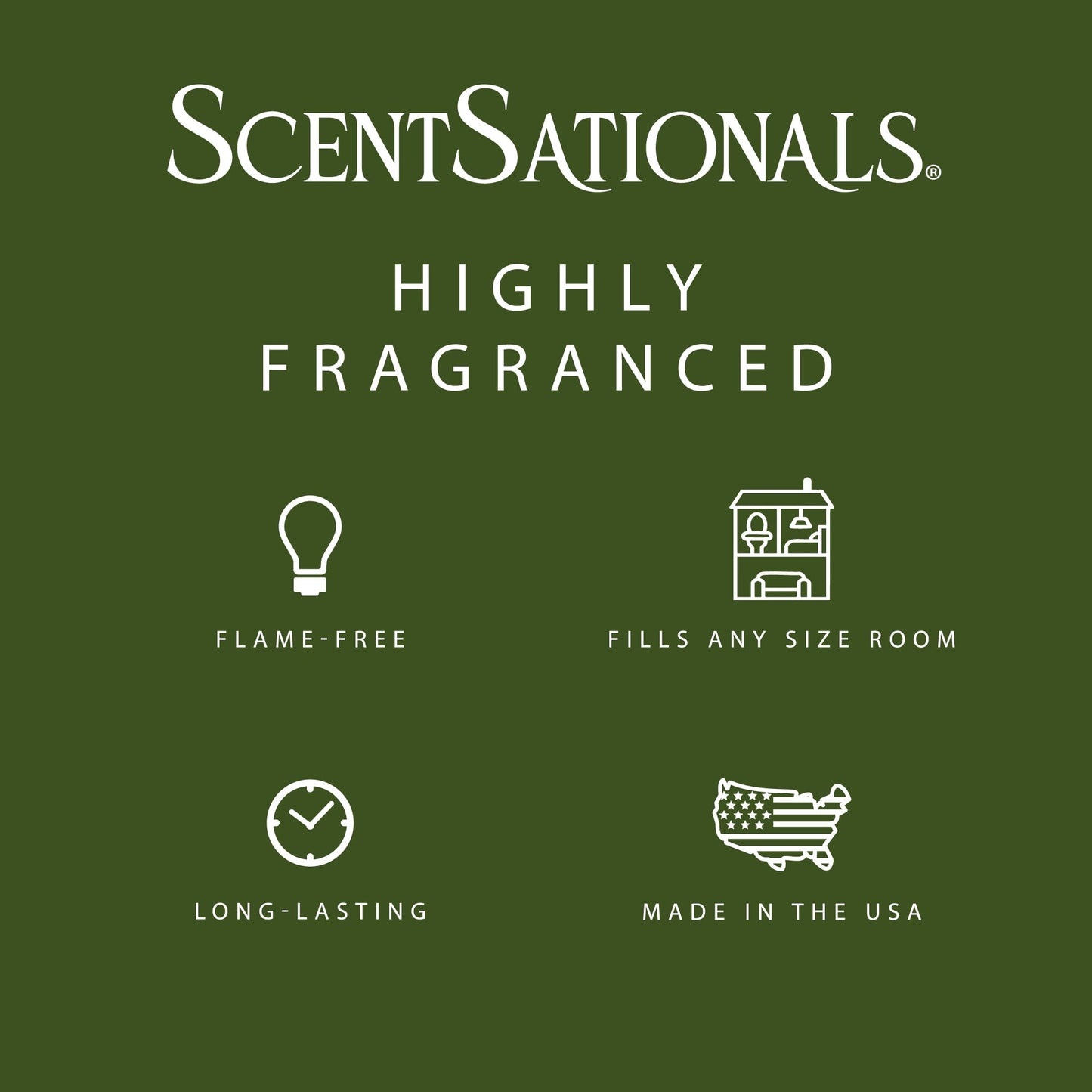 ScentSationals Perfectly Pine Scented Wax Melts - Pine Tree & Citrus, 10oz (24 Cubes)