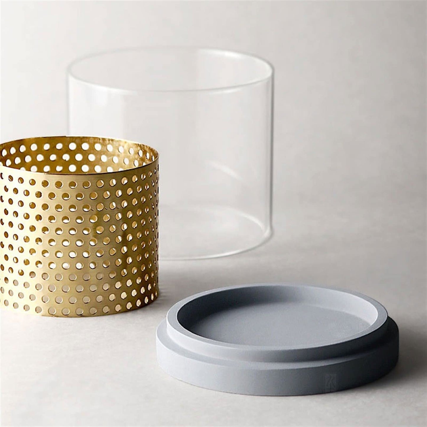 Candle Sconces Aromatherapy Candlestick Table Center Decorative Glass Candle Holder High Temperature Resistant Candle Stand/Display Candelabra (Size : B)