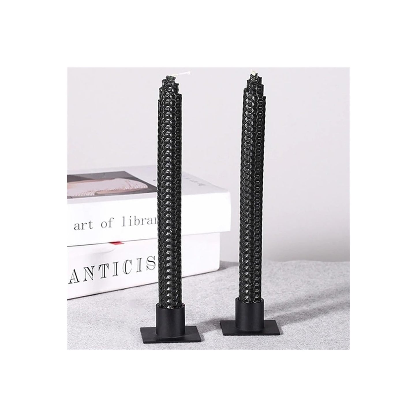 Candlestick Holders European Iron Candlestick Restaurant Candle Base Retro Metal Candlestick Holder Candle Cup Candle Holders (Color : A1)
