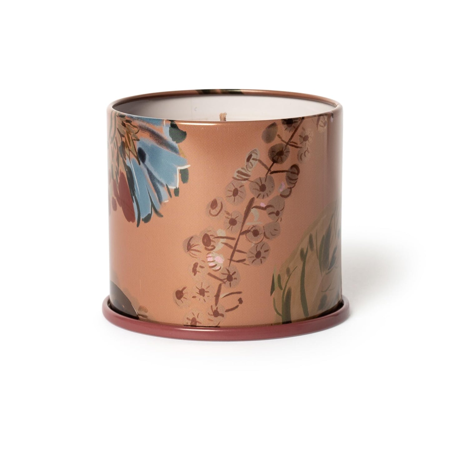 Illume Beautifully Done Essentials Terra Tabac Vanity Tin Scented Candle, 3" L x 2" W x 1" H