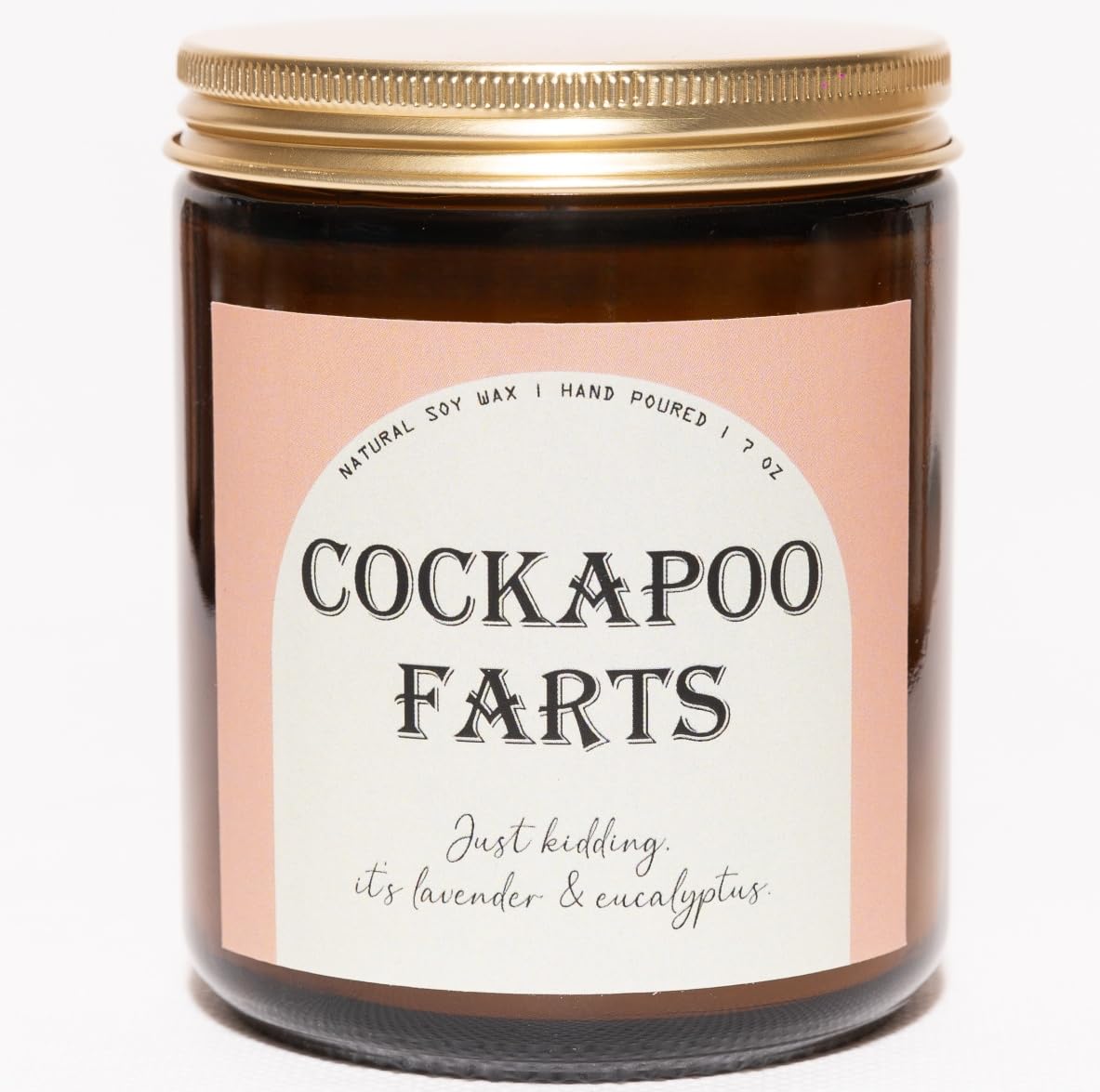 Cockapoo Gifts, Cockapoo Gifts for Women, Dog Mom Gift for Women - Lavender & Eucalyptus Soy Wax Scented Candle, 7OZ